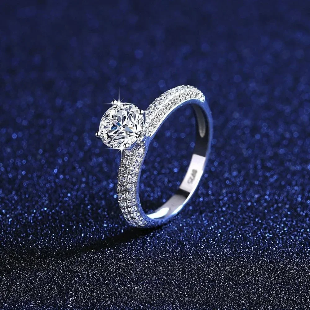 Certified 1ct. t.w. Brilliant Cut Diamond Ring - Picture 5 of 17